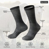 WorkFit compression socks with merino blend for foot health and stability