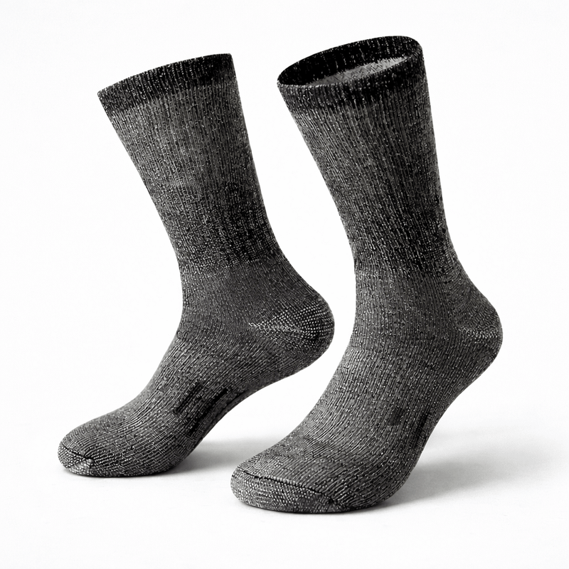 SoleBrace WorkFit merino wool socks with arch support for long-shift comfort
