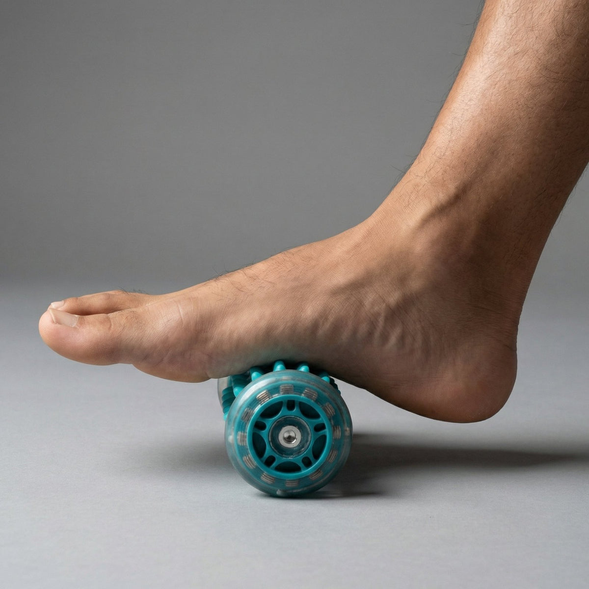 Portable foot massager for muscle recovery and plantar fasciitis relief